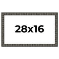 thumbnail image 1 of 28x16 Frame Black-Brown Medieval Solid Wood Picture Frame | 1.5 Inch Moulding Width | Gotham, 1 of 8
