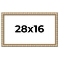 thumbnail image 1 of 28x16 Frame Silver Real Wood Picture Frame Width 1.5 inches | Interior Frame Depth 0.5 inches |, 1 of 8