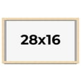 thumbnail image 1 of 28x16 Shadow Box Frame Brown | 0.875 Inches Deep Real Wood Contemporary Shadowbox Display Frame |, 1 of 5