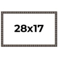 thumbnail image 1 of 28x17 Frame Black Brown Chestnut Mosaic Solid Wood Picture Frame | 1.125 Inch Moulding Width |, 1 of 8