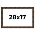 thumbnail image 1 of 28x17 Frame Brown Burl Real Wood Picture Frame Width 1.625 Inches | Interior Frame Depth 0.5 Inches, 1 of 8
