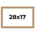 thumbnail image 1 of 28x17 Frame Charleston Honey Brown Solid Wood Picture Frame Width 1.75 Inches | Interior Depth 0.5, 1 of 8