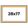 thumbnail image 1 of 28x17 Frame Gold Plein Aire Solid Wood Picture Frame Width 2 Inches | Interior Frame Depth 0.5, 1 of 8