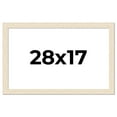 thumbnail image 1 of 28x17 Frame White Real Wood Picture Frame Width 1.5 inches | Interior Frame Depth 0.5 inches | Barn, 1 of 8