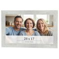 thumbnail image 1 of 28x17 Frame White Real Wood Picture Frame Width 1.5 inches | Interior Frame Depth 0.5 inches | Barn, 1 of 8