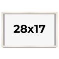 thumbnail image 1 of 28x17 Frame White Wash Solid Wood Picture Frame | 0.75 Inch Moulding Width | Includes UV Acrylic, 1 of 8