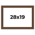 thumbnail image 1 of 28x19 Copper and Brown Real Wood Picture Frame Width 2 inches | Interior Frame Depth 0.5 inches |, 1 of 8