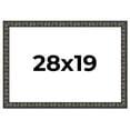 thumbnail image 1 of 28x19 Frame Black-Brown Medieval Solid Wood Picture Frame | 1.5 Inch Moulding Width | Gotham, 1 of 8