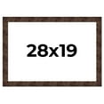 thumbnail image 1 of 28x19 Frame Brown Burl Real Wood Picture Frame Width 1.625 Inches | Interior Frame Depth 0.5 Inches, 1 of 8