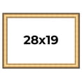thumbnail image 1 of 28x19 Frame Gold Plein Aire Solid Wood Picture Frame Width 2 Inches | Interior Frame Depth 0.5, 1 of 8