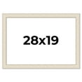 thumbnail image 1 of 28x19 Frame White Real Wood Picture Frame Width 1.75 inches | Interior Frame Depth 0.5 inches |, 1 of 8