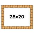 thumbnail image 1 of 28x20 Frame Beige Real Wood Picture Frame Width 3 inches | Interior Frame Depth 0.5 inches |, 1 of 8