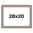 thumbnail image 1 of 28x20 Frame Grey Real Wood Picture Frame Width 2.75 Inches | Interior Frame Depth 0.5 Inches |, 1 of 8