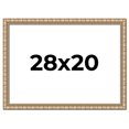 thumbnail image 1 of 28x20 Frame Silver Real Wood Picture Frame Width 1.5 inches | Interior Frame Depth 0.5 inches |, 1 of 8