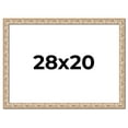 thumbnail image 1 of 28x20 Frame White Real Wood Picture Frame Width 1.5 inches | Interior Frame Depth 0.5 inches |, 1 of 8