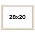 thumbnail image 1 of 28x20 Frame White Real Wood Picture Frame Width 1.75 inches | Interior Frame Depth 0.5 inches |, 1 of 8