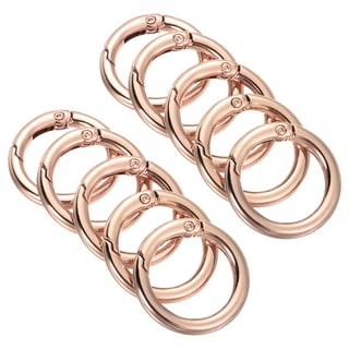 Metal O Rings, 8 Pack 25mm(0.98) ID 3.8mm Thick Non-Welded O-Rings, Silver  Tone