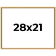 thumbnail image 1 of 28x21 Frame Beaded Gold Solid Wood Picture Frame | 0.75 Inches Moulding Width | Liscio Oro, 1 of 8