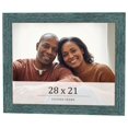 thumbnail image 1 of 28x21 Frame Blue Rustic Barnwood Solid Wood Picture Frame Width 1.25 Inches | Interior Depth 0.5, 1 of 8
