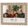 thumbnail image 1 of 28x21 Frame Silver Real Wood Picture Frame Width 1.5 inches | Interior Frame Depth 0.5 inches |, 1 of 8