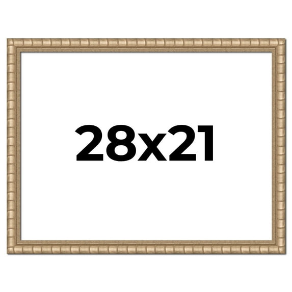 28x21 Frame Silver Real Wood Picture Frame Width 1.5 inches | Interior Frame Depth 0.5 inches |