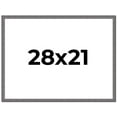 thumbnail image 1 of 28x21 Frame Slate Blue Distressed Rustic Solid Wood Picture Frame | 0.75 Inch Moulding Width |, 1 of 8