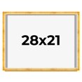 thumbnail image 1 of 28x21 Shadow Box Frame Gold | 1.625 Inches Deep Real Wood Traditional Shadowbox Display Frame | UV, 1 of 5