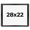 thumbnail image 1 of 28x22 Black Shadowbox Frame - Interior Size 28x22 by 1.5 Inches - Made to Display Items Up To 1.5 Inches Deep, 1 of 5