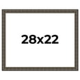 thumbnail image 1 of 28x22 Frame Black Bamboo Solid Wood Picture Frame Width 1.5 Inches | Interior Frame Depth 0.5, 1 of 8