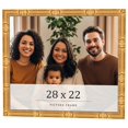 thumbnail image 1 of 28x22 Frame Gold Bamboo Solid Wood Picture Frame | 1 Inch Moulding Width | Interior Frame Depth, 1 of 8