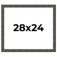 thumbnail image 1 of 28x24 Frame Black-Brown Medieval Solid Wood Picture Frame | 1.5 Inch Moulding Width | Gotham, 1 of 8