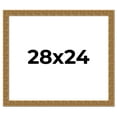 thumbnail image 1 of 28x24 Frame Black and Gold Distressed Solid Wood Sonoma Picture Frame | 1.625 Inch Moulding Width |, 1 of 8