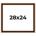 thumbnail image 1 of 28x24 Frame Gold Brown Plein Air Vintage Solid Wood Picture Frame | 1.75 Inches Moulding Width |, 1 of 8