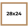 thumbnail image 1 of 28x24 Frame Gold Real Wood Picture Frame Width 1.5 inches | Interior Frame Depth 0.5 inches |, 1 of 8