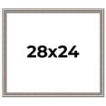 thumbnail image 1 of 28x24 Frame Grey Real Wood Picture Frame Width 1.25 inches | Interior Frame Depth 0.5 inches | Hans, 1 of 8