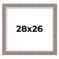 thumbnail image 1 of 28x26 Frame Grey Real Wood Picture Frame Width 2.75 Inches | Interior Frame Depth 0.5 Inches |, 1 of 8