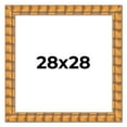 thumbnail image 1 of 28x28 Frame Beige Real Wood Picture Frame Width 3 inches | Interior Frame Depth 0.5 inches |, 1 of 8