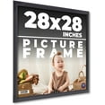 thumbnail image 1 of 28x28 Frame Black Passaggi Solid Wood Picture Frame Width 1.5 Inches | Interior Depth 0.5 Inches |, 1 of 8