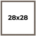 thumbnail image 1 of 28x28 Frame Silver Real Wood Picture Frame Width 1.25 Inches | Interior Frame Depth 0.5 Inches |, 1 of 8