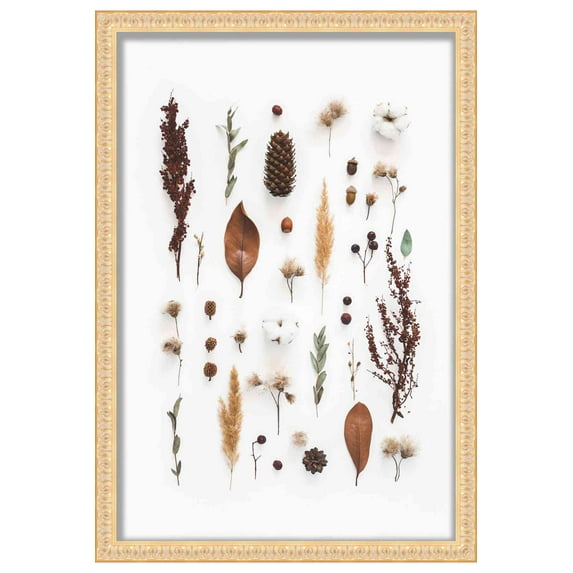 28x28 Gold Shadowbox Frame - Interior Size 28x28 by 1 Inch - Made to Display Items Up To 1 Inch Deep