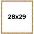 thumbnail image 1 of 28x29 Frame Gold Bamboo Solid Wood Picture Frame | 1 Inch Moulding Width | Interior Frame Depth, 1 of 8