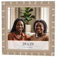 thumbnail image 1 of 28x29 Frame Silver Real Wood Picture Frame Width 1.5 inches | Interior Frame Depth 0.5 inches |, 1 of 8