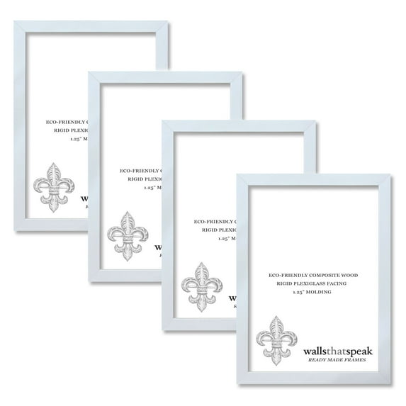 28x29 white Picture Frame for Puzzles Posters Photos or Artwork, Set of 4