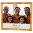 thumbnail image 1 of 28x30 Frame Gold Bamboo Solid Wood Picture Frame | 1 Inch Moulding Width | Interior Frame Depth, 1 of 8