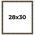 thumbnail image 1 of 28x30 Frame Gold Real Wood Picture Frame Width 1.5 inches | Interior Frame Depth 0.5 inches |, 1 of 8