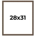thumbnail image 1 of 28x31 Frame Golden Caramel Solid Wood Bronze Picture Frame | 1.25 Inch Moulding Width | 0.5 Inch, 1 of 8