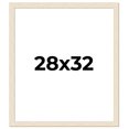 thumbnail image 1 of 28x32 Frame White Real Wood Picture Frame Width 1.5 inches | Interior Frame Depth 0.5 inches | Barn, 1 of 8