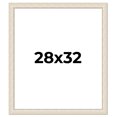 thumbnail image 1 of 28x32 Frame White Real Wood Picture Frame Width 1.75 inches | Interior Frame Depth 0.5 inches |, 1 of 8