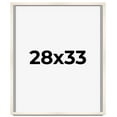 thumbnail image 1 of 28x33 Frame White Wheat Solid Wood Picture Frame | Moulding Width 0.75 Inches | Interior Depth 0.5, 1 of 8