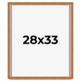 thumbnail image 1 of 28x33 Shadow Box Frame Brown | 0.875 Inches Deep Real Wood Contemporary Shadowbox Display Frame |, 1 of 6